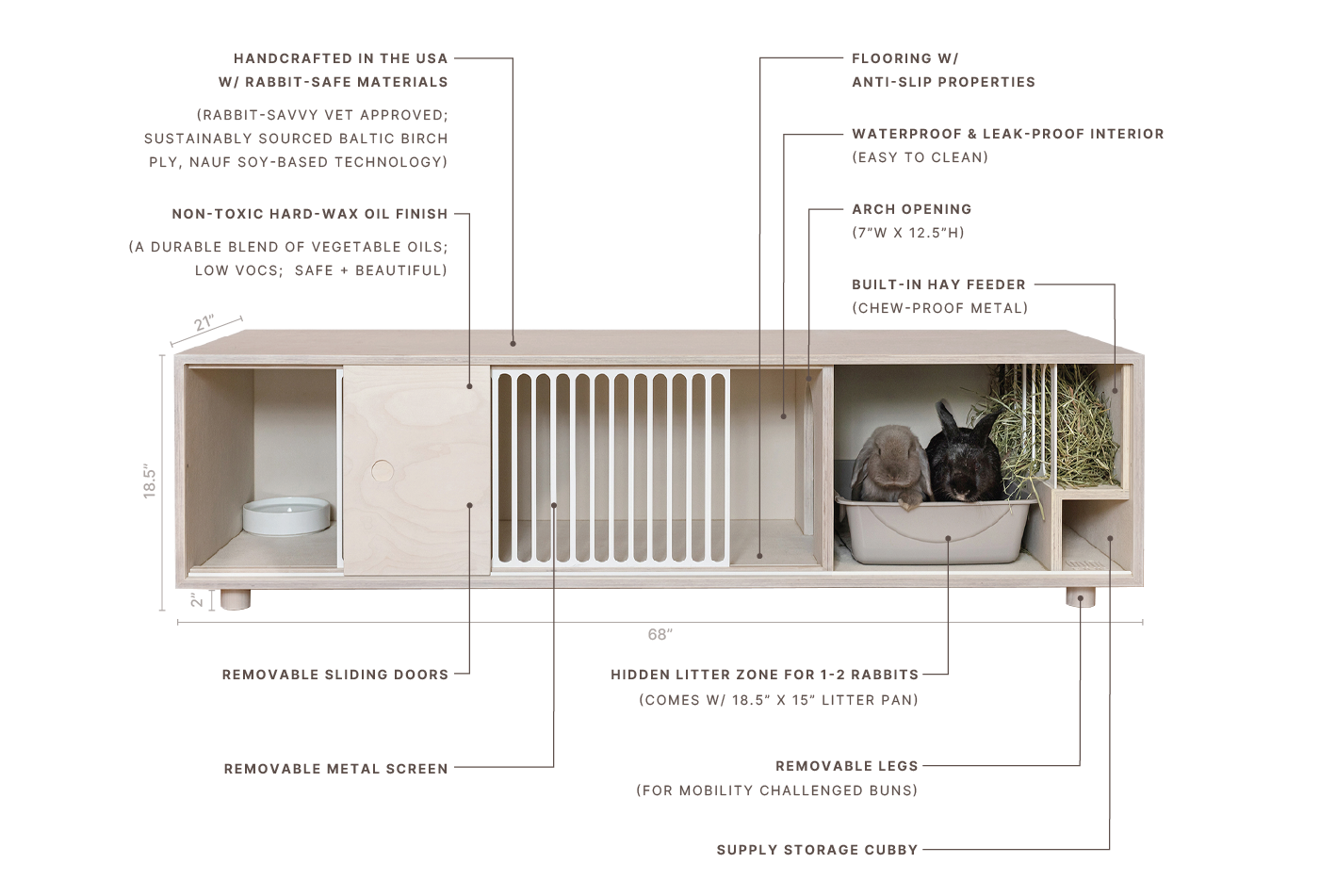 The Credenza – BINK Rabbit Goods